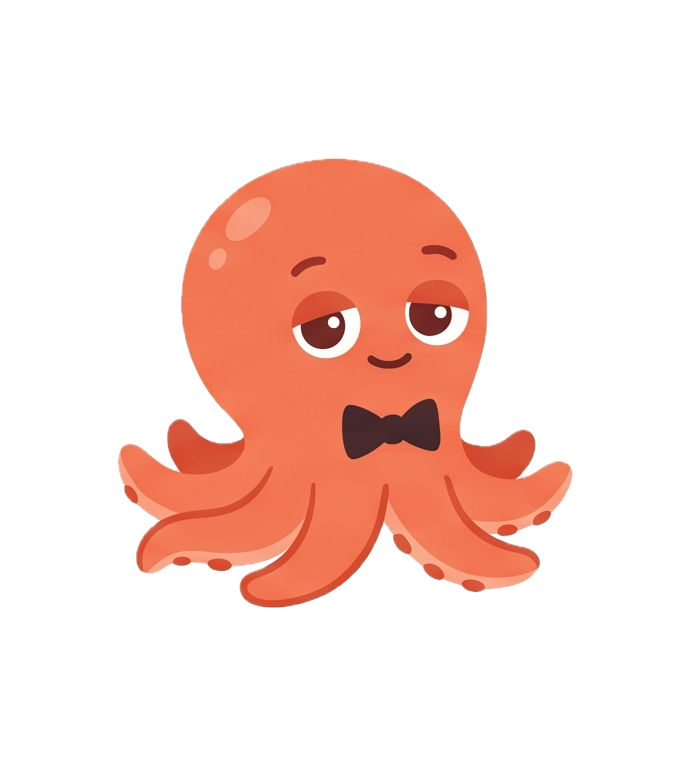 Tako with bowtie